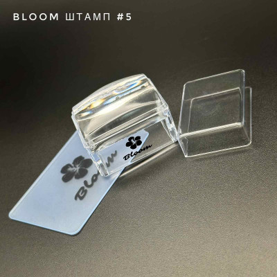 Bloom Штамп №5 прямоугольный+пластина