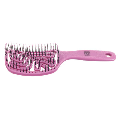 Dewal Beauty Щетка серия "Friendly" продувная прямоугольная фиолетовая DBEF71-Violet