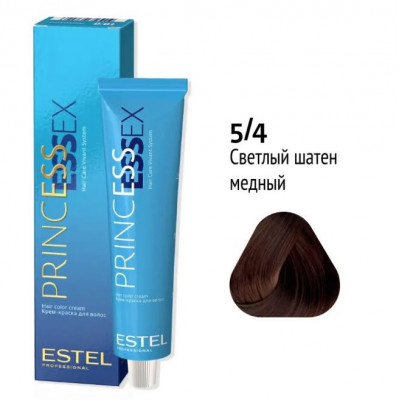 Estel PRINCESS ESSEX Крем-краска для волос 5/4 светлый шатен медный 60мл