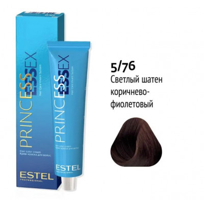 Estel PRINCESS ESSEX Крем-краска для волос 5/76 шатен коричнево-фиолетовый 60мл