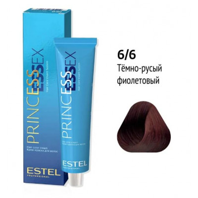 Estel PRINCESS ESSEX Крем-краска для волос 6/6 темно русый фиолетовый 60мл