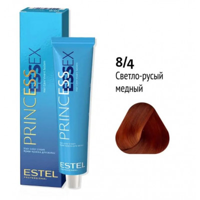Estel PRINCESS ESSEX Крем-краска для волос 8/4 светло-русый медный  60мл
