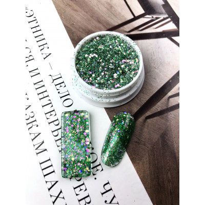 ibdi Глиттер Confetty Green