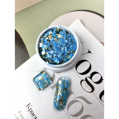 ibdi Глиттер Confetty Mix Blue