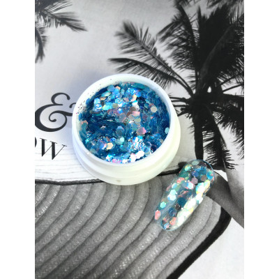 ibdi Глиттер Frost Blue