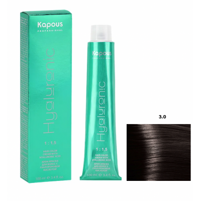 Kapous Краска Hyaluronic Acid 3.0 Темно-коричневый 100мл