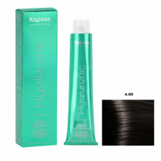 Kapous Краска Hyaluronic Acid 4.00 Коричневый интенсивный 100мл