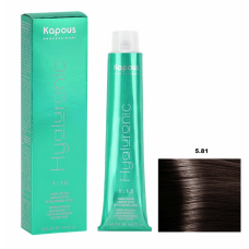 Kapous Краска Hyaluronic Acid 5.81 Светлый коричневый шоколадно-пепельный 100мл