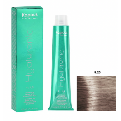 Kapous Краска Hyaluronic Acid 9.23 Очень светлый блондин перламутровый 100мл