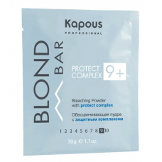 Kapous Обесцвечивающая пудра защитный комплекс 9+ Blond Bar 30гр