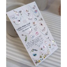 Lucky Rose слайдер foil colour French gold 336