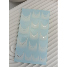 Lucky Rose слайдер foil colour French silver 327