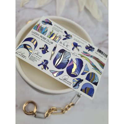 Lucky Rose слайдер foil colour gold 121