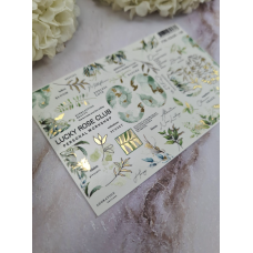 Lucky Rose слайдер foil colour gold 135