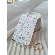 Lucky Rose слайдер foil colour gold 192