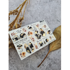 Lucky Rose слайдер foil colour gold 147