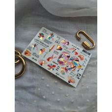 Lucky Rose слайдер foil colour gold 156