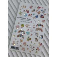 Lucky Rose слайдер foil colour gold 250