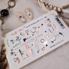 Lucky Rose слайдер foil colour-44rosegold