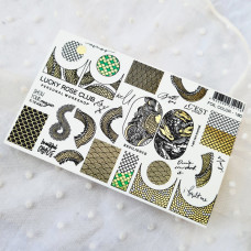 Lucky Rose слайдер foil colour gold 180