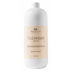 Manita Обезжириватель для ногтей 4 в 1 Pure clear 1000 мл