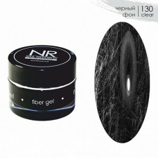 Nail Republic Гель для моделирования со стекловолокном Fiber gel Clear №130 15гр