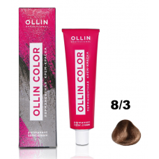 Ollin COLOR Перманентная крем-краска для волос 8/3 светло-русый золотистый 60мл
