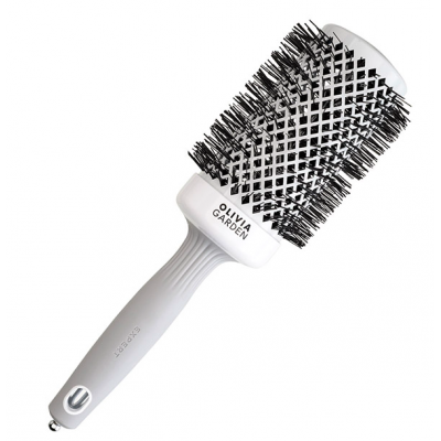 Olivia Garden Термобрашинг для укладки волос 55мм Expert Blowout Shine White&Grey ID2006