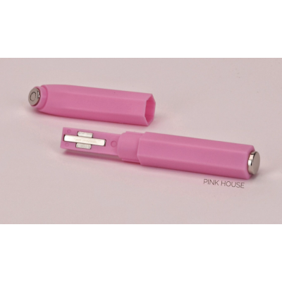 Pink House Магнит трансформер круглый блик розовый корпус