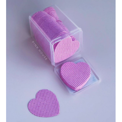 Pink House Салфетки сердечки ярко-розовые 5*5 200шт