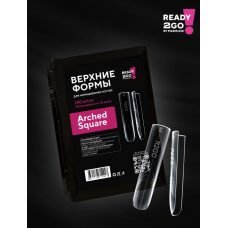 Ready2Go Верхние формы для наращивания Arched Square 140 шт