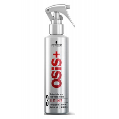 Schwarzkopf  Osis Flatliner Термозащитный спрей для волос №3 200мл