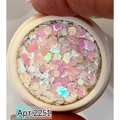 Magic pearl светло-розовый с отливом 2251