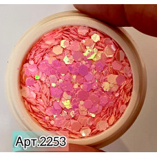 Magic pearl розовый с отливом 2253