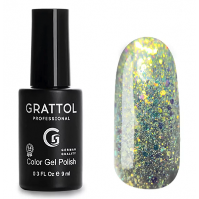 Grattol Гель-лак Opal Antic Gold  9мл