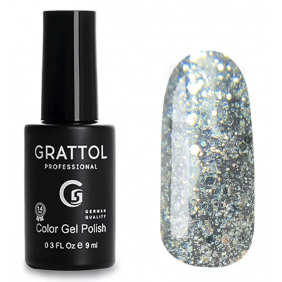Grattol Гель-лак Opal Platinum  9мл