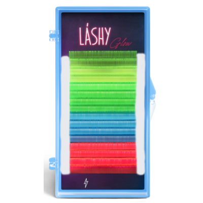 Lashy Glow Ресницы цветные  D/0.10 10-13мм 16 линий