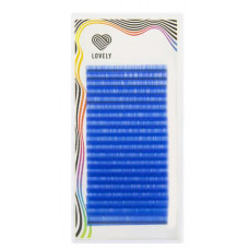 Lovely Ресницы Silicone C/0.07 10-14мм Azure