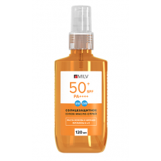 Milv Солнцезащитное сухое масло-спрей для тела и лица SPF 50+  20066 120мл