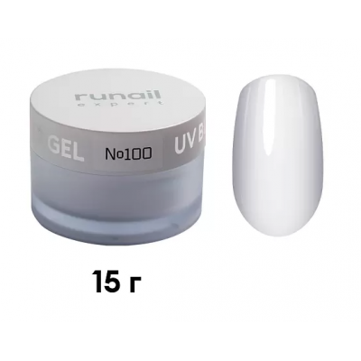 RuNail Гель моделирующий UV Builder gel №100 15г