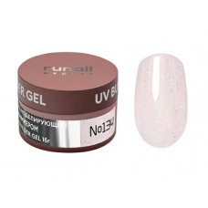 RuNail Гель моделирующий с шиммером UV Builder gel №134 15г