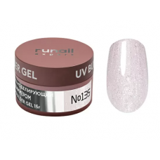 RuNail Гель моделирующий с шиммером UV Builder gel №135 15г