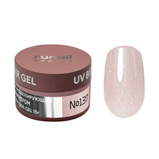 RuNail Гель моделирующий с шиммером UV Builder gel №137 15г