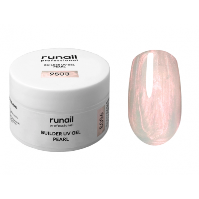 RuNail Гель для моделирования Build UV Gel PEARL № 9503 15гр