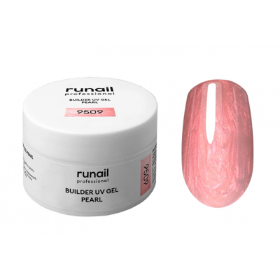 RuNail Гель для моделирования Build UV Gel PEARL № 9509 15гр