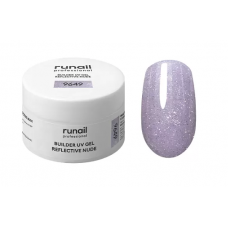 RuNail Гель моделирующий Светоотражающий UV Builder gel №9649 15г