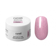 RuNail Гель моделирующий Светоотражающий UV Builder gel №9652 15г