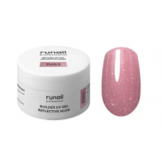 RuNail Гель моделирующий Светоотражающий UV Builder gel №9653 15г