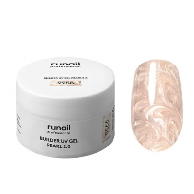 RuNail Гель для моделирования BUILDER UV GEL PEARL 2.0 №9958 15г
