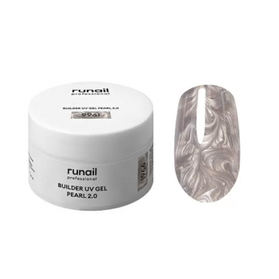 RuNail Гель для моделирования BUILDER UV GEL PEARL 2.0 №9961 15г